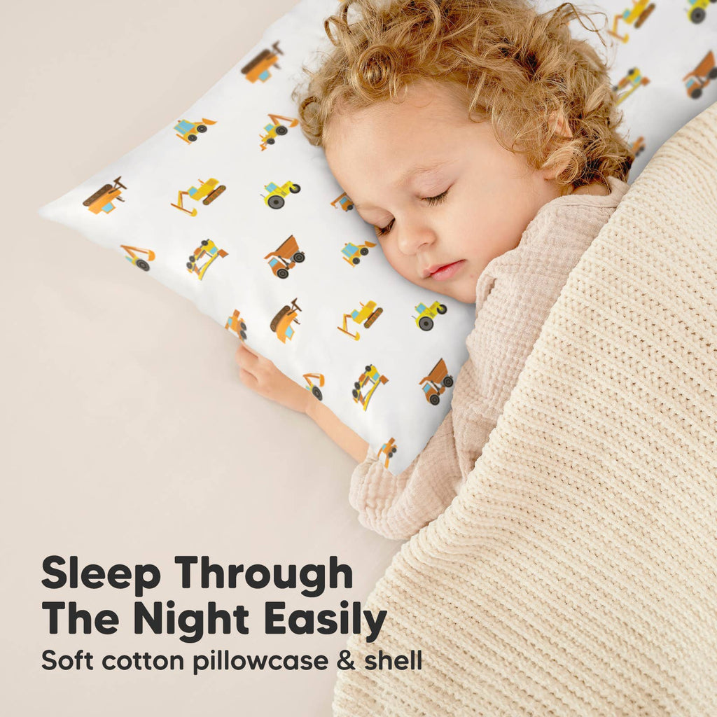 13X18 Toddler Pillow With Pillowcase - Construction