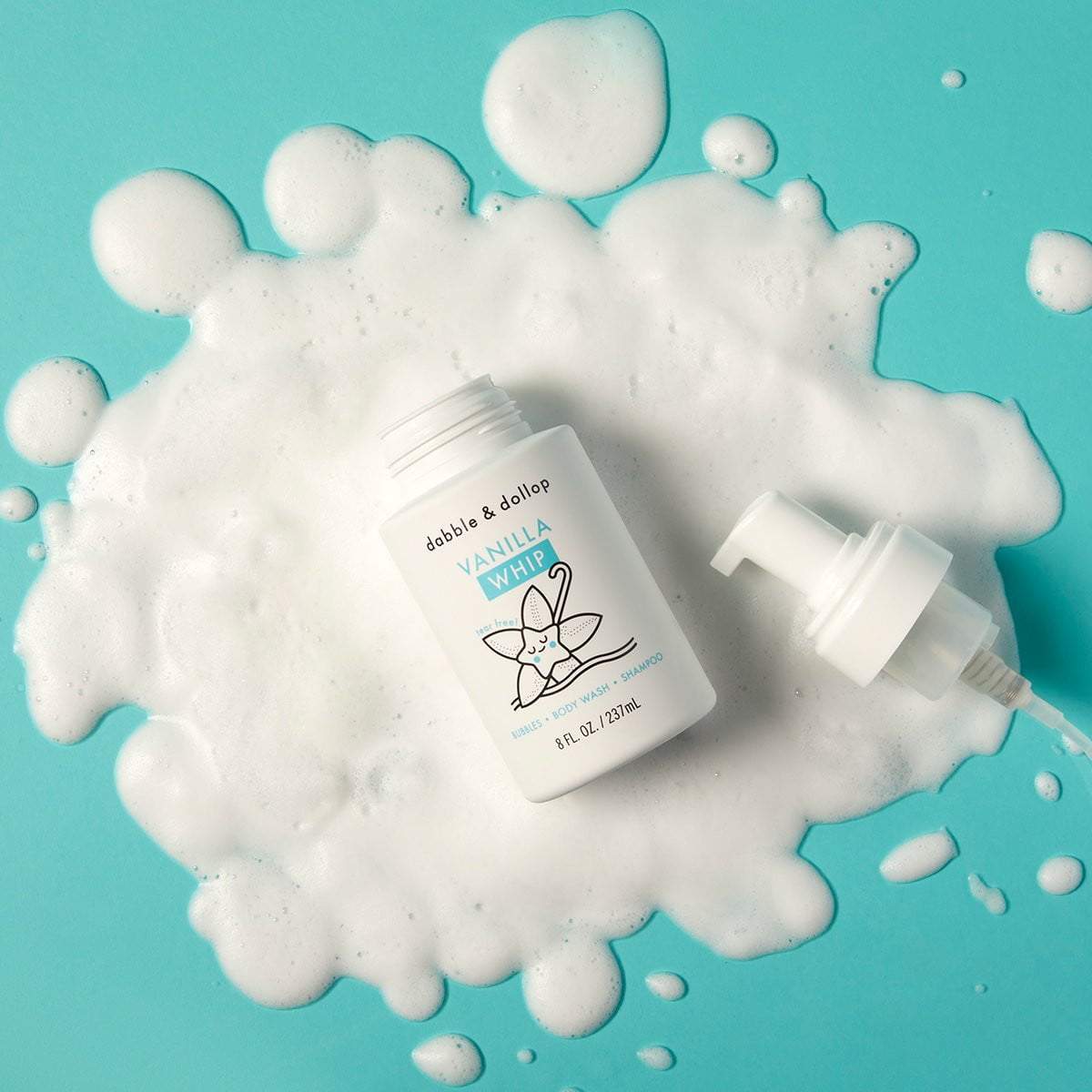 Dabble & Dollop® - Tear-Free Foaming Shampoo & Body Whip - Vanilla