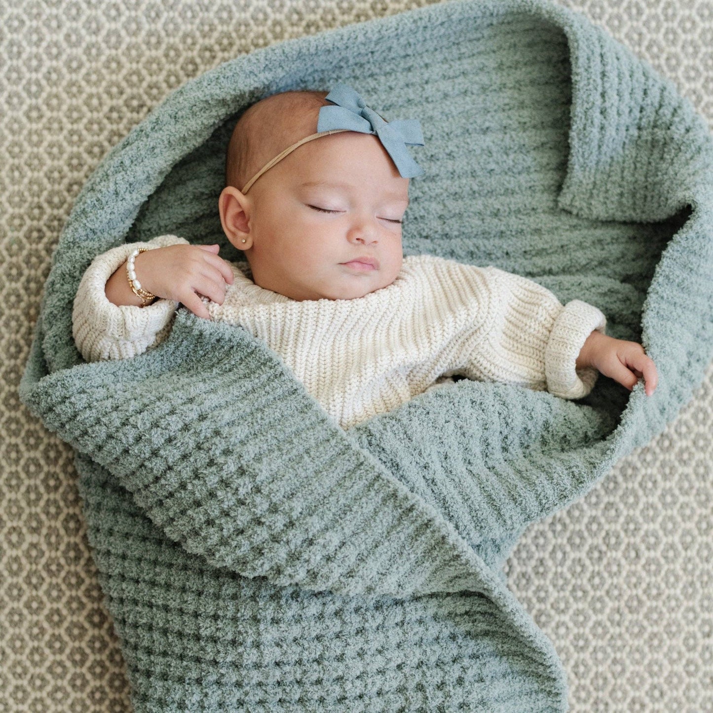 Saranoni - WAFFLE KNIT RECEIVING BLANKETS