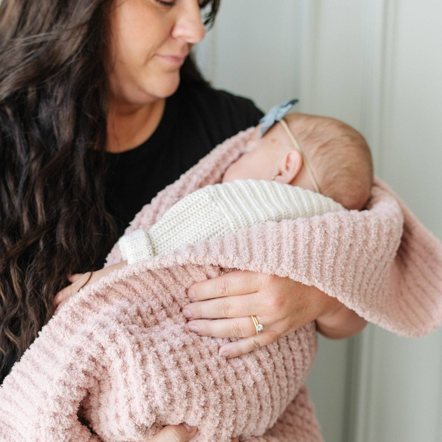 Saranoni - WAFFLE KNIT RECEIVING BLANKETS