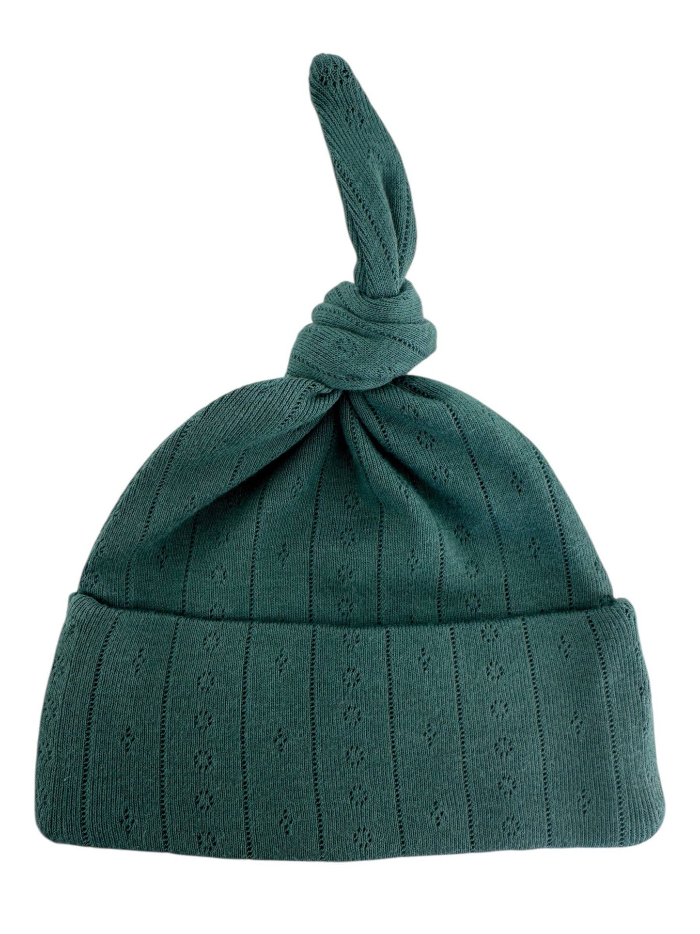Pine / Organic Pointelle Beanie