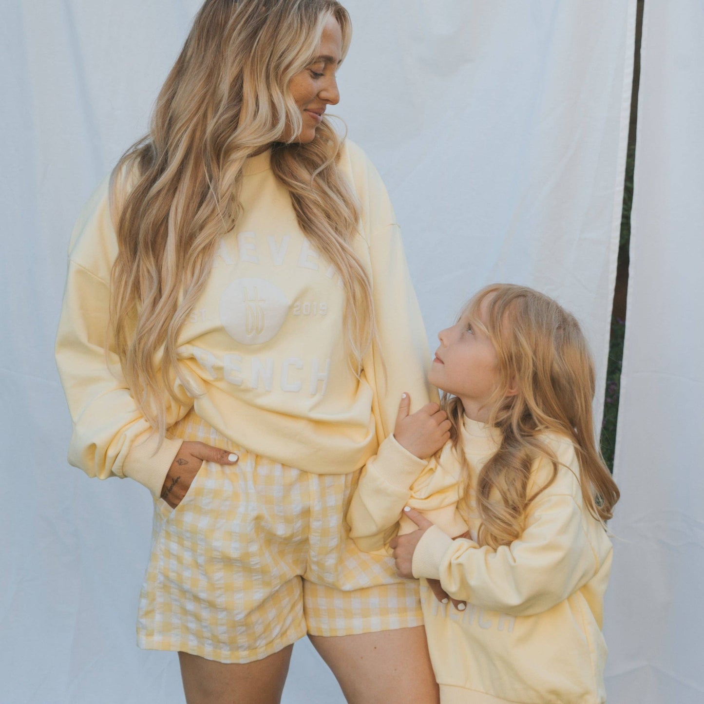 Forever French Baby - Child Sweatshirt | ff Yellow