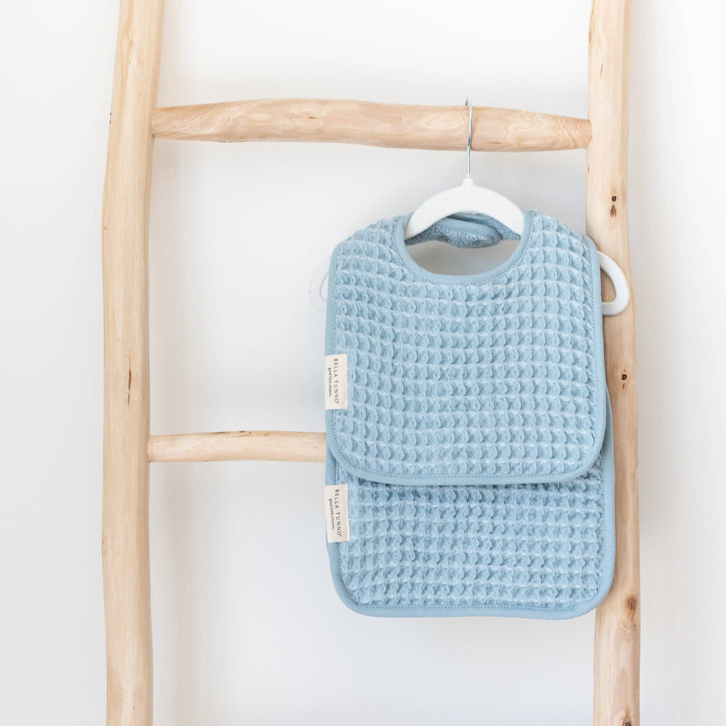 Reversible Bib + Burp Set - Fog