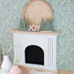 Macy Mae Dollhouse Designs - Dollhouse Holiday Mantle Decor Set | Joy | Green Pink Brown