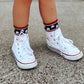 Stars and Stripes 4th of July Socks