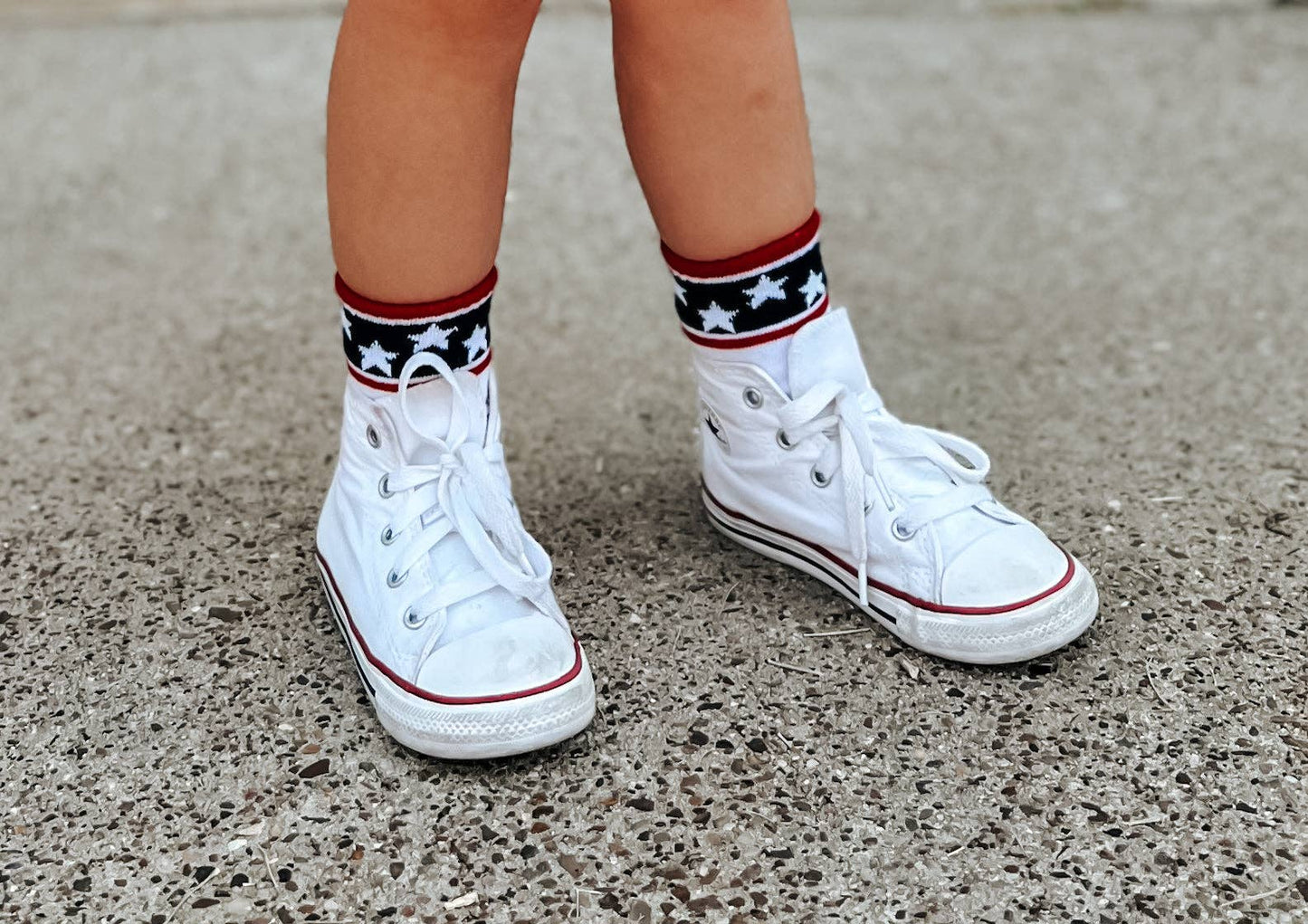 Stars and Stripes 4th of July Socks