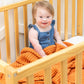 Waffle Baby Blanket - Pumpkin