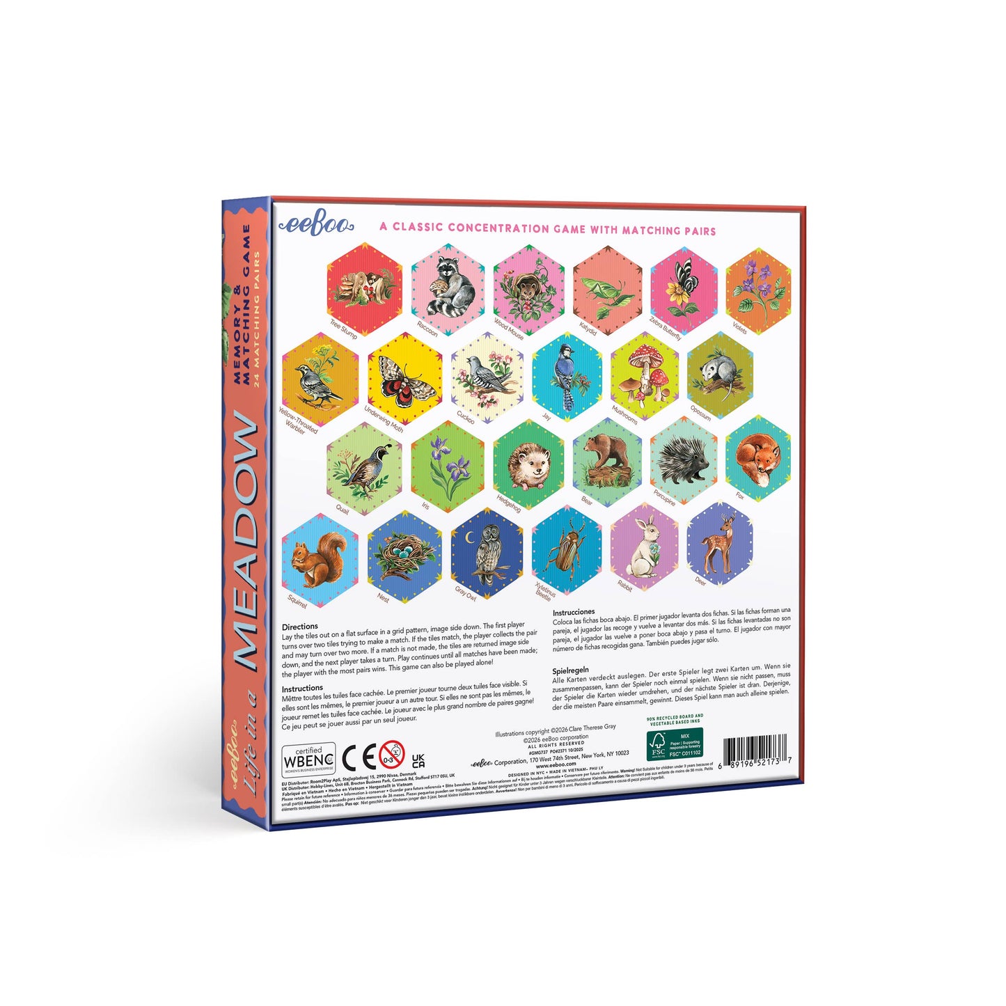 Life in a Meadow Memory & Matching Game