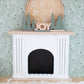 Macy Mae Dollhouse Designs - Dollhouse Holiday Mantle Decor Set | Joy | Green Pink Brown