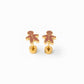 Gingerbread Man Screw-Back Earrings