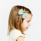 Sea Glass Bow Clip: Large / Alligator Clip