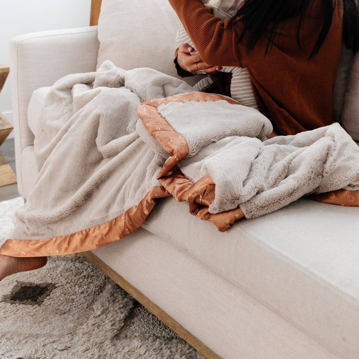 Satin Border Receiving Blanket
