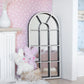 Macy Mae Dollhouse Designs - Dollhouse Arched Floor Mirror | White or Black