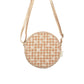 Daisy Gingham Round Bag