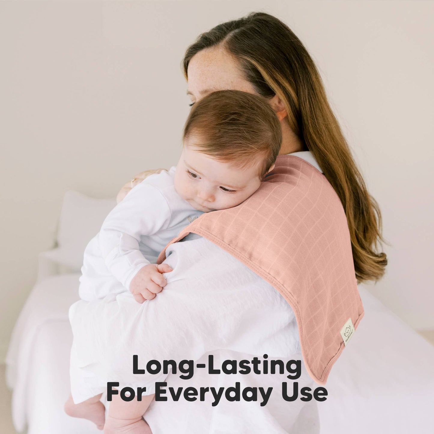 5pk Lumi Muslin Burp Cloths - Dew