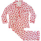 Red Bows / Organic Pointelle Women's Lounge Set