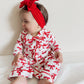 Red Bows / Organic Pointelle Lounge Set