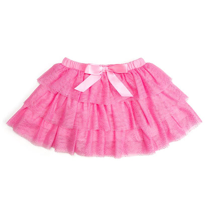 Raspberry Bow Tiered Tutu