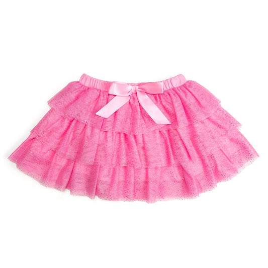 Raspberry Bow Tiered Tutu