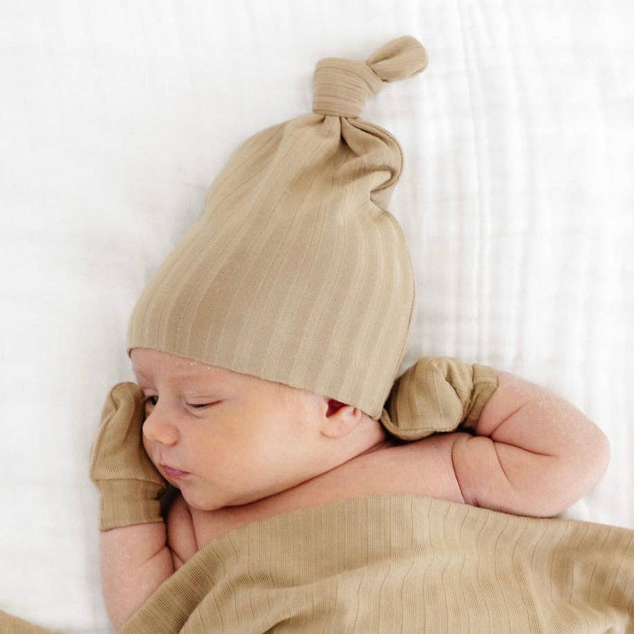 Jake Ribbed Newborn Hat Bundle