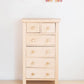 Macy Mae Dollhouse Designs - Dollhouse Tall Dresser | Gold Knobs