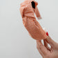 Citrus Check | Knotted Headband