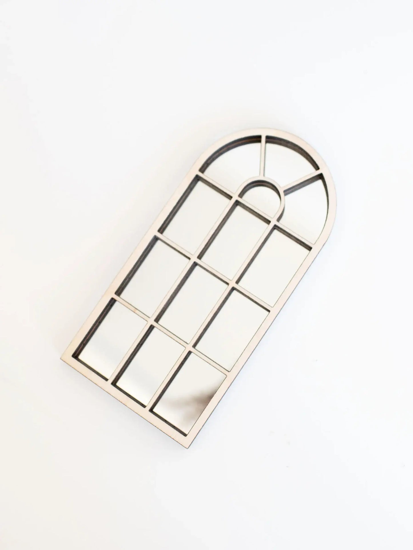 Macy Mae Dollhouse Designs - Dollhouse Arched Floor Mirror | White or Black