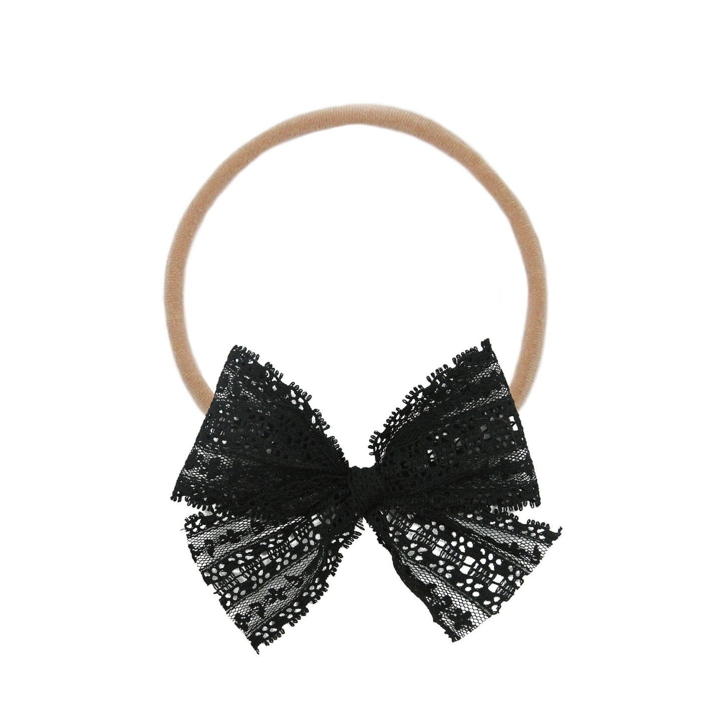 Lace Bow - Black Lace