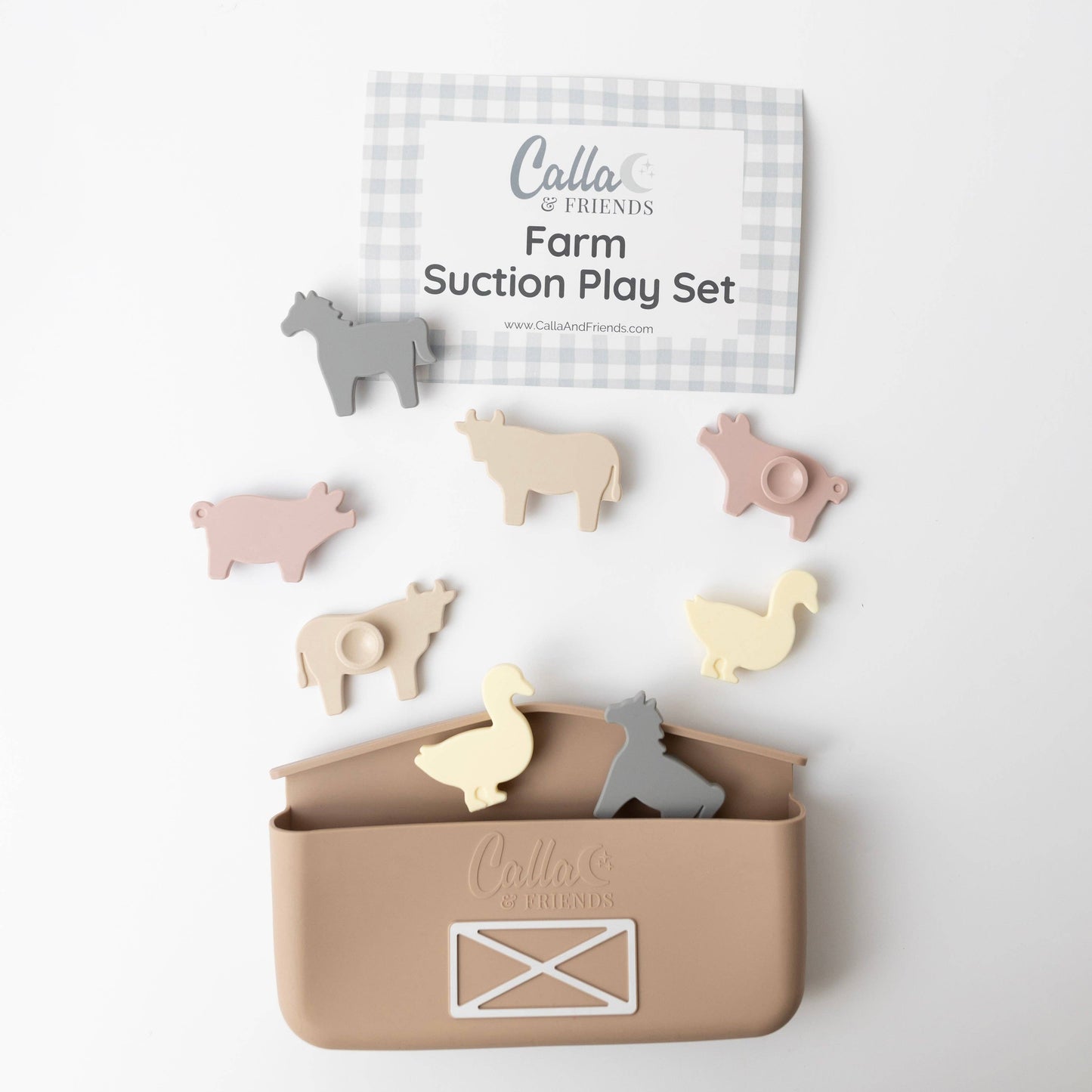 Calla & Friends - Farm Suction Play Set