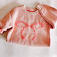 Fuzzy Bow Sweater