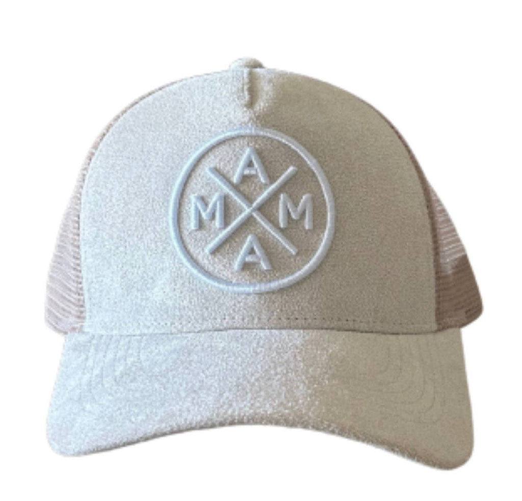 Mama X™ Trucker Hat - Light Suede