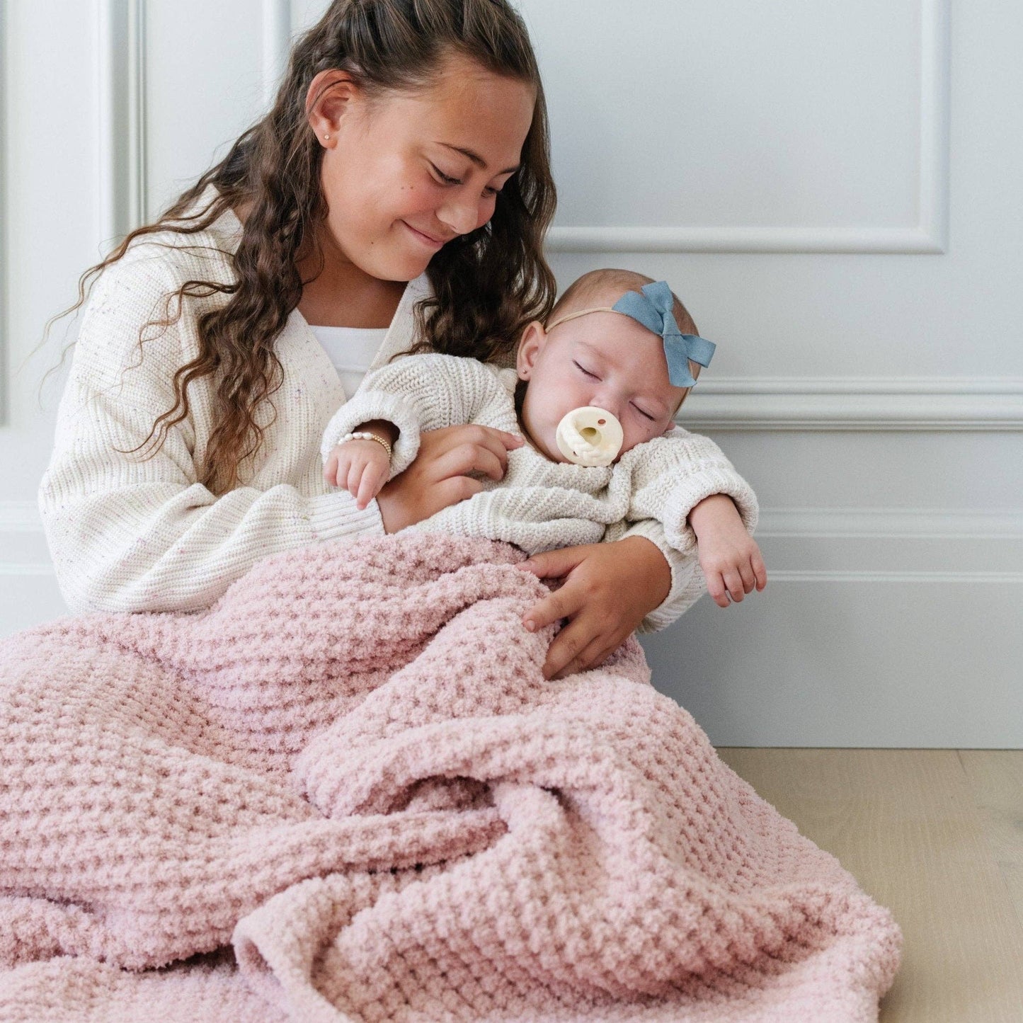 Saranoni - WAFFLE KNIT RECEIVING BLANKETS