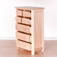Macy Mae Dollhouse Designs - Dollhouse Tall Dresser | Wood Knobs