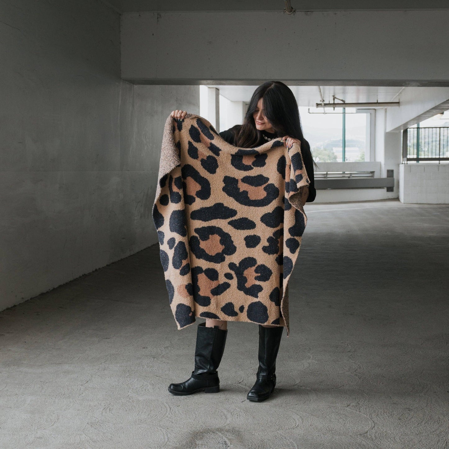 Forever French Baby - Plush Blanket | Leopard