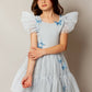 Lyrah Dress in Pale Blue