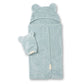 Hooded Towel + Wash Mitt Set - Fog