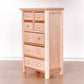 Macy Mae Dollhouse Designs - Dollhouse Tall Dresser | Wood Knobs