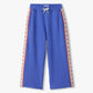 Dazzling Blue Wide Leg Track Pant
