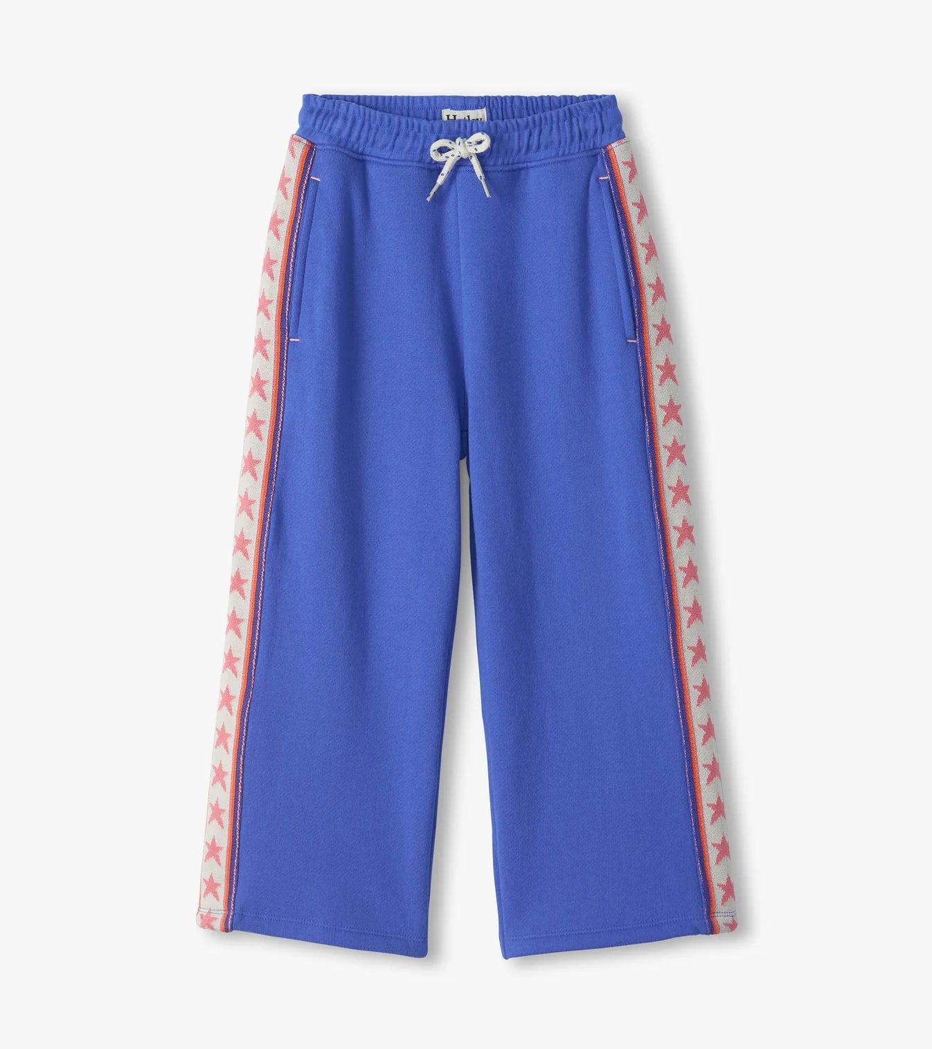 Dazzling Blue Wide Leg Track Pant