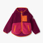 Raspberry Radiance Faux Sherpa Hooded Jacket