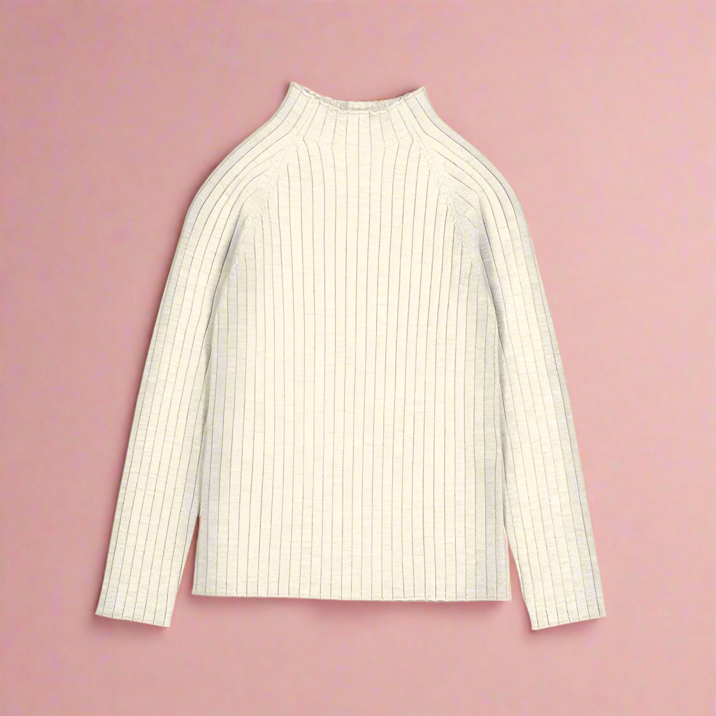 Macchiato Ribbed Turtleneck