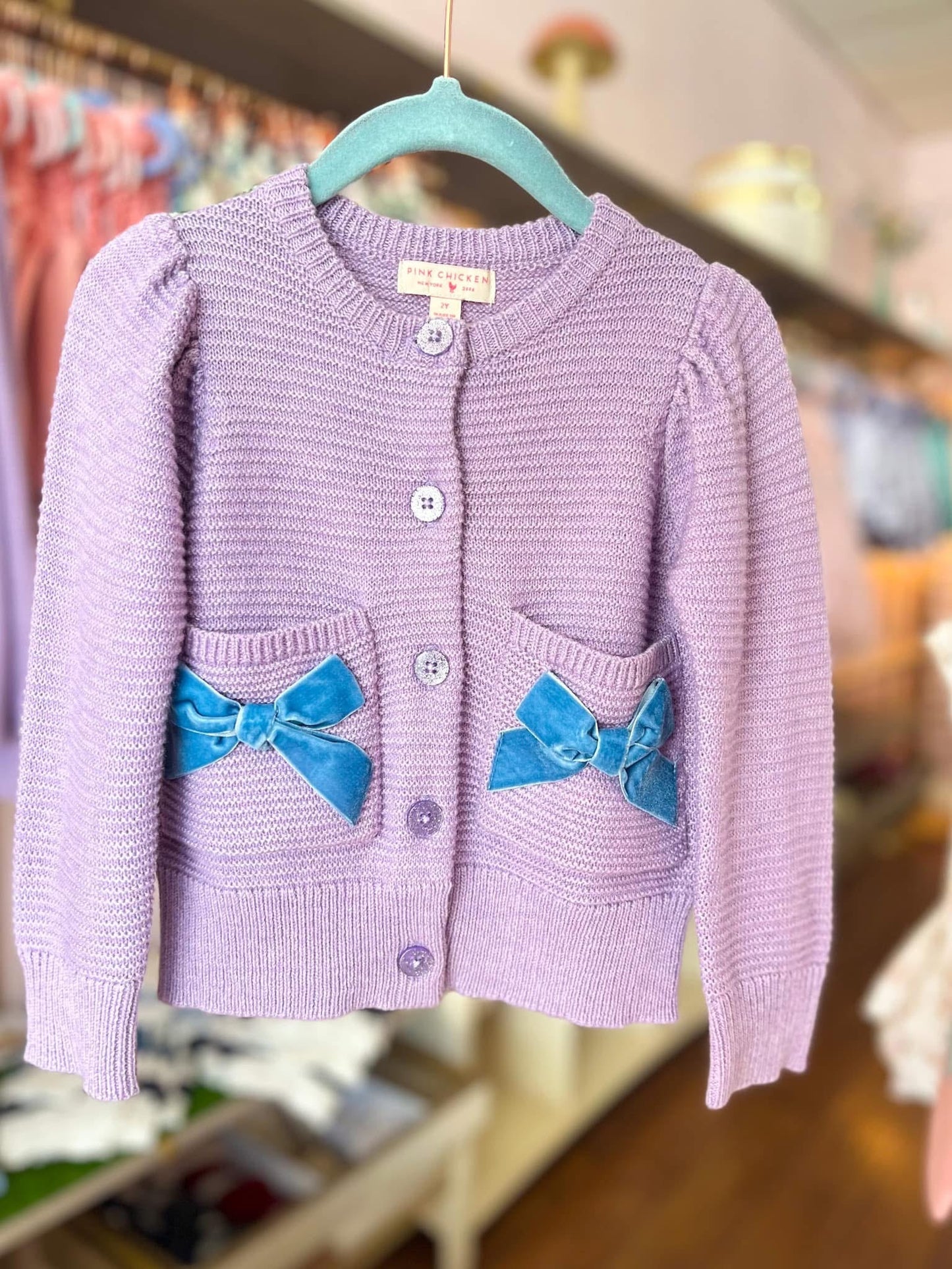 Pocket Sweater - Bows
