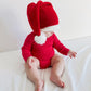 Santa Knit Hat, Red