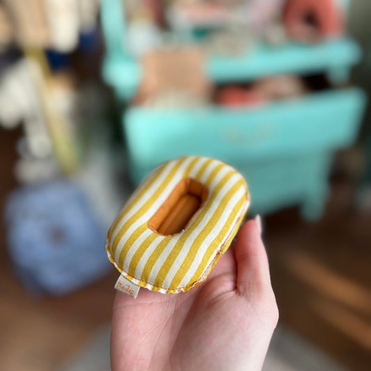 Rubber Boat, Small Mouse - Yellow Stripe