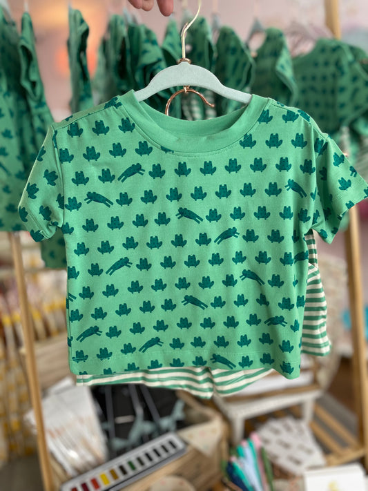 Mini Ribbit Playtime Shorts Set