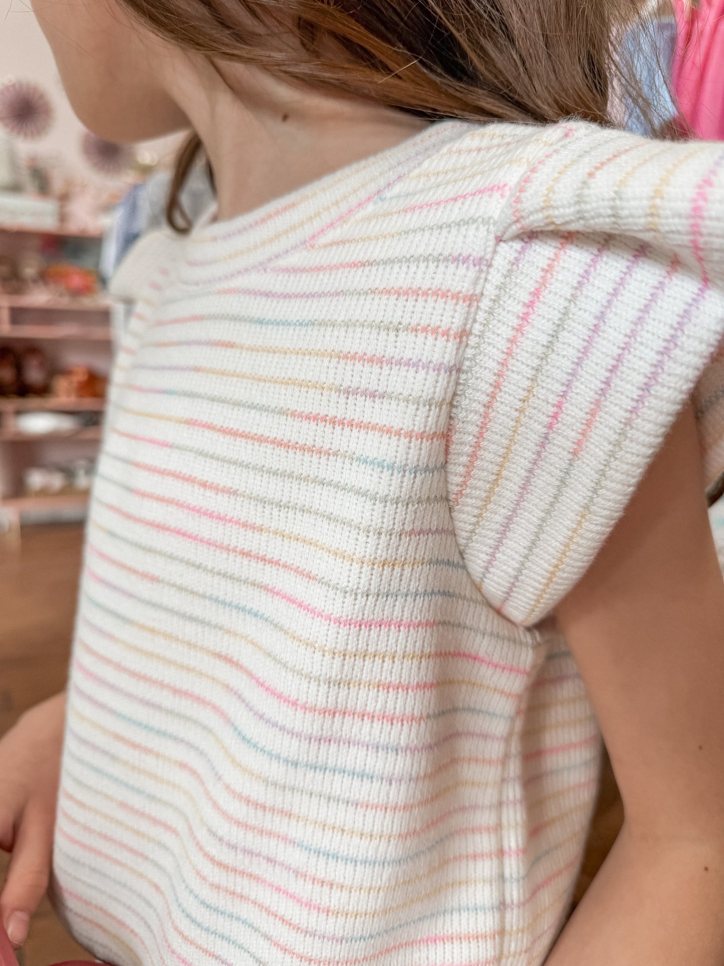 Olivia Rainbow Knit Top