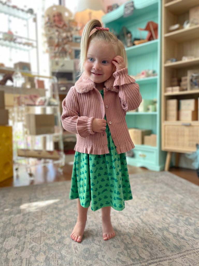 Retro Lipstick Cardigan