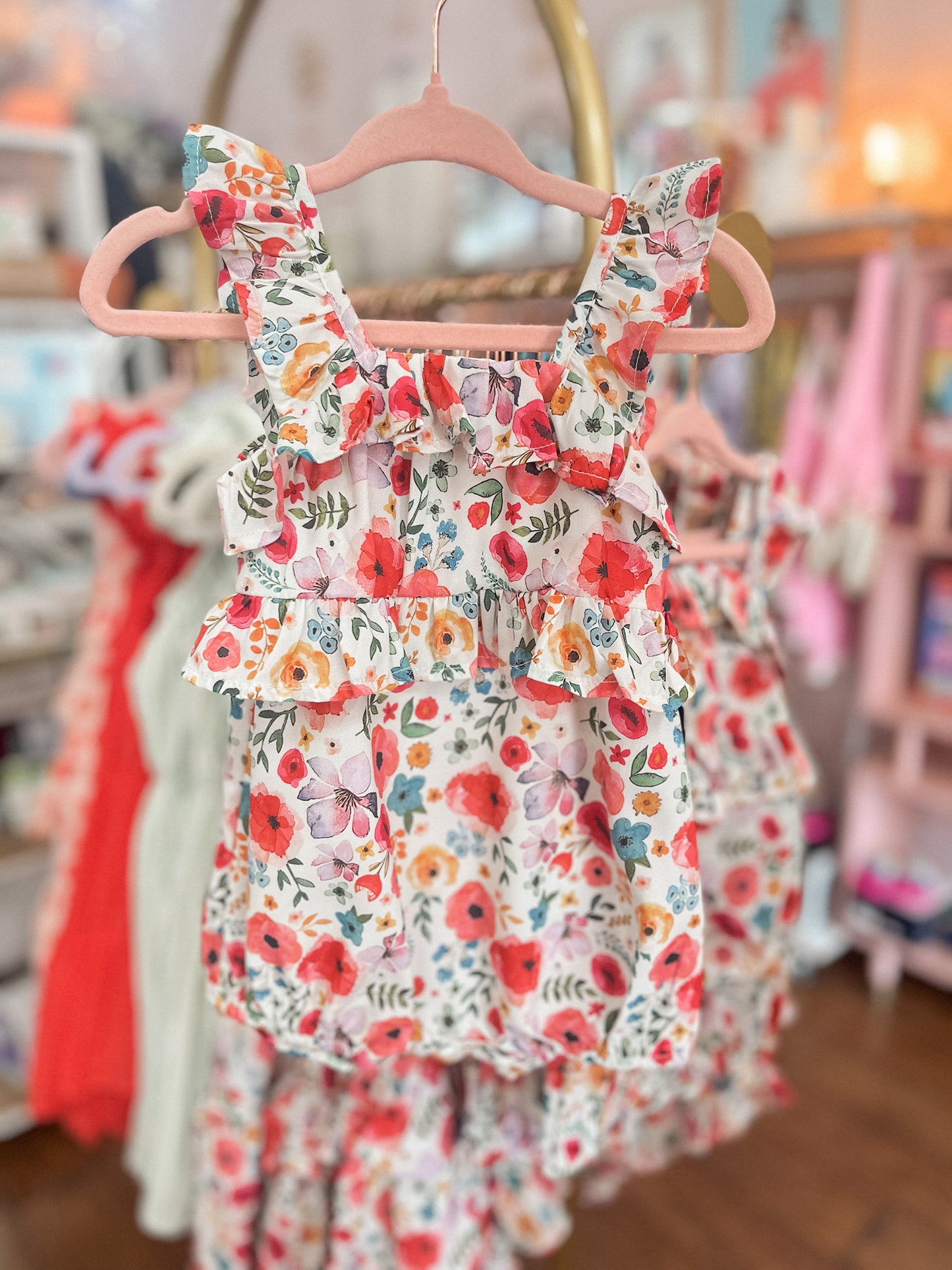 Dancing Petals Romper