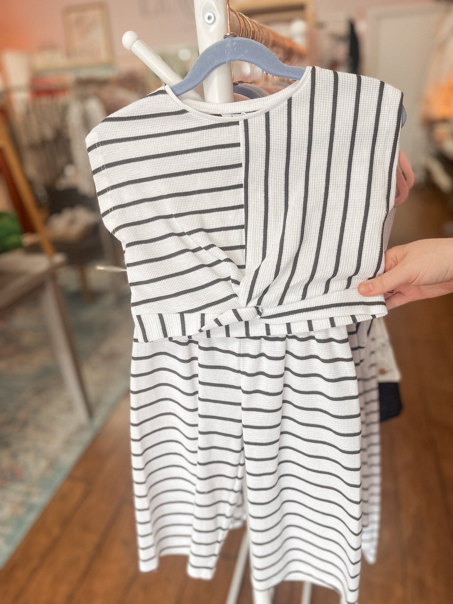 Striped Shirt + Pants Set