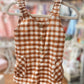 Toffee Short Overalls